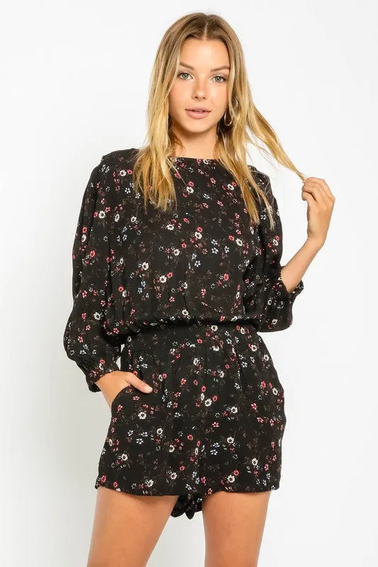 PAMELA FLORAL ROMPER