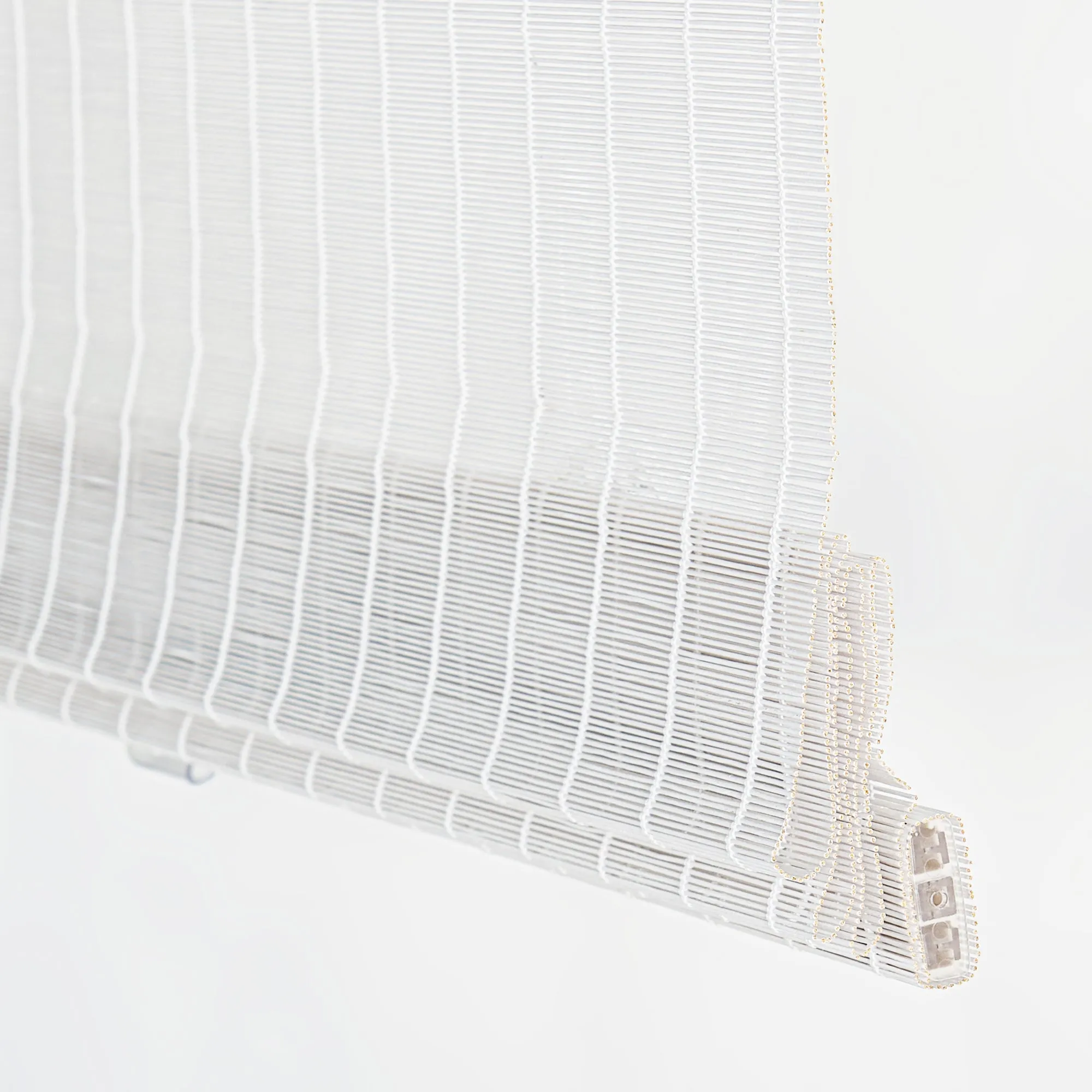 Panda Woven Bamboo Blinds & Shade|Pure White