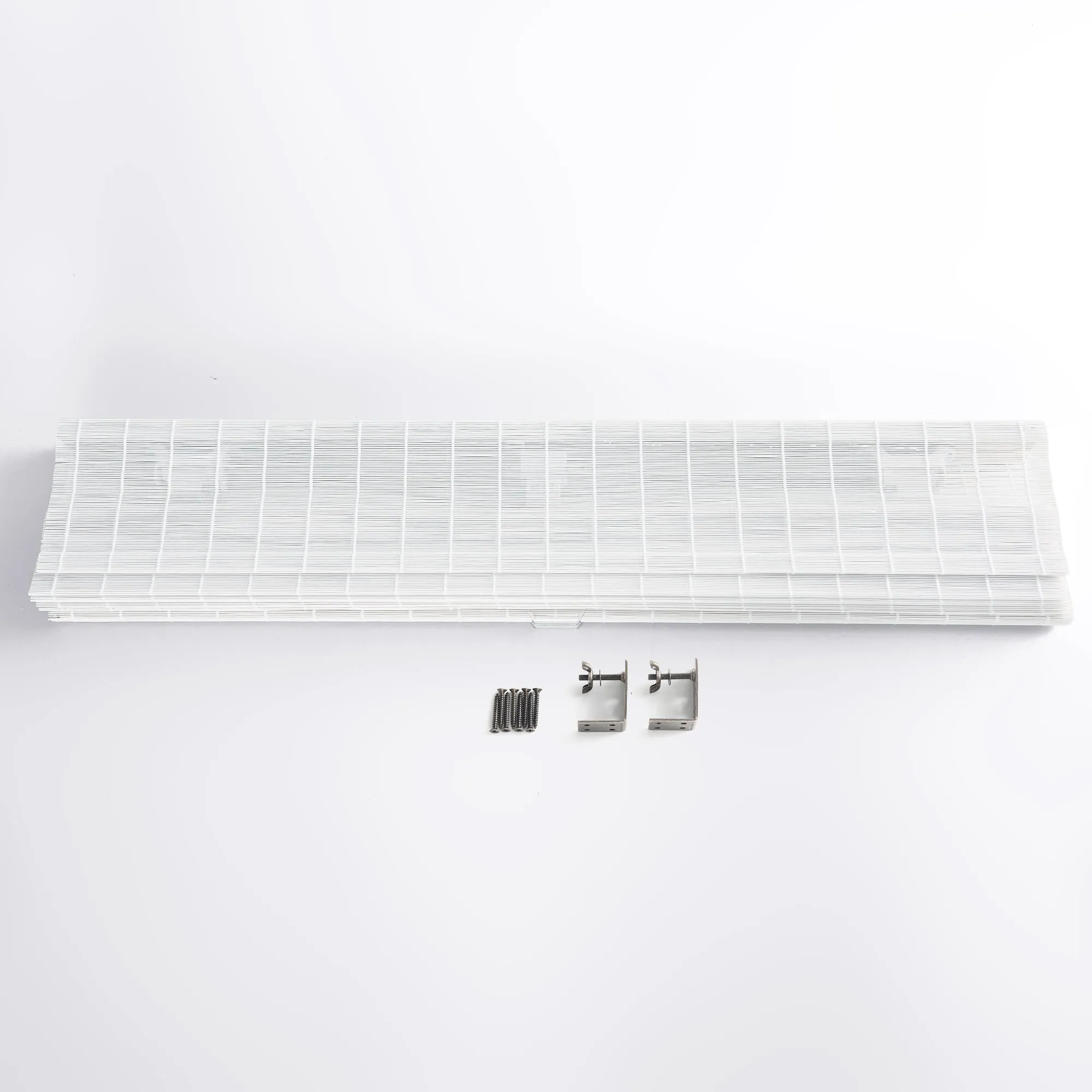Panda Woven Bamboo Blinds & Shade|Pure White