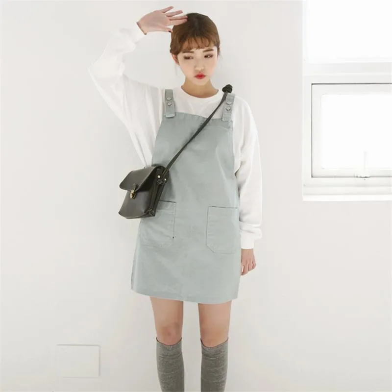 Pastel Over-all Dress