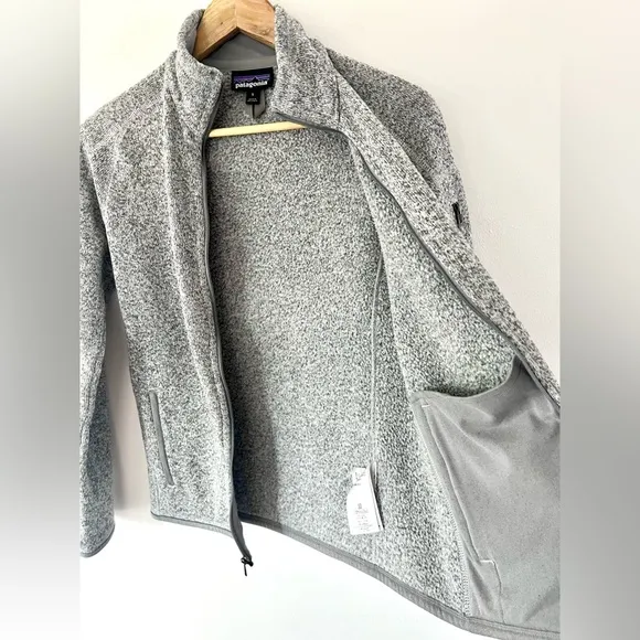 Patagonia Women's Better Sweater Fleece Jacket Birch White 25542 Size Small