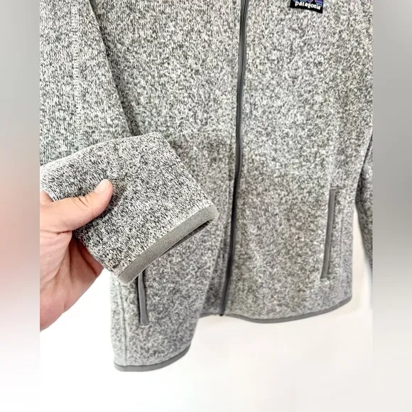 Patagonia Women's Better Sweater Fleece Jacket Birch White 25542 Size Small