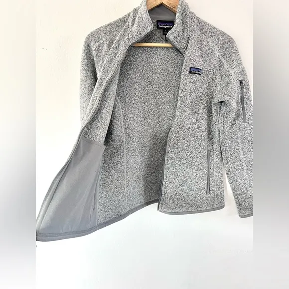Patagonia Women's Better Sweater Fleece Jacket Birch White 25542 Size Small