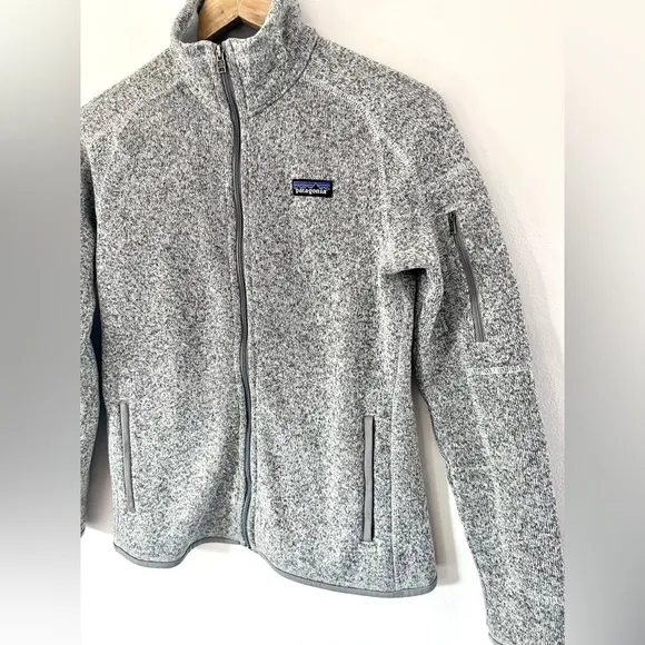 Patagonia Women's Better Sweater Fleece Jacket Birch White 25542 Size Small