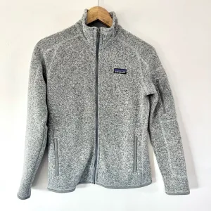 Patagonia Women's Better Sweater Fleece Jacket Birch White 25542 Size Small