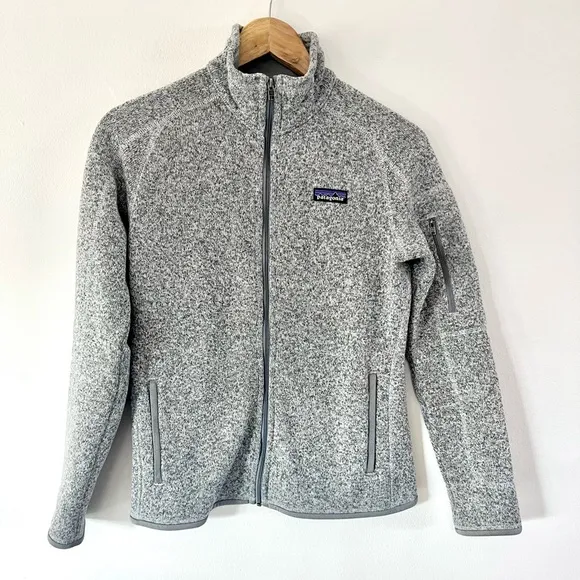 Patagonia Women's Better Sweater Fleece Jacket Birch White 25542 Size Small