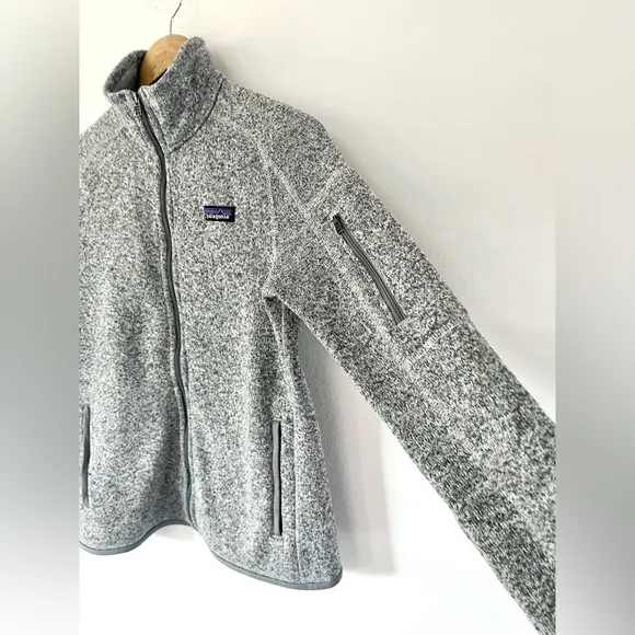 Patagonia Women's Better Sweater Fleece Jacket Birch White 25542 Size Small