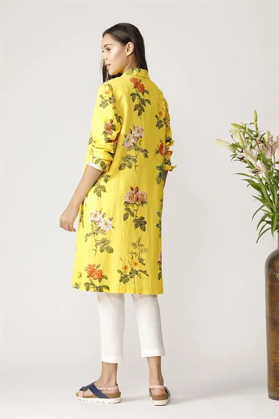 Payal Pratap   -   Chilean Printed Jacket Morning Glory