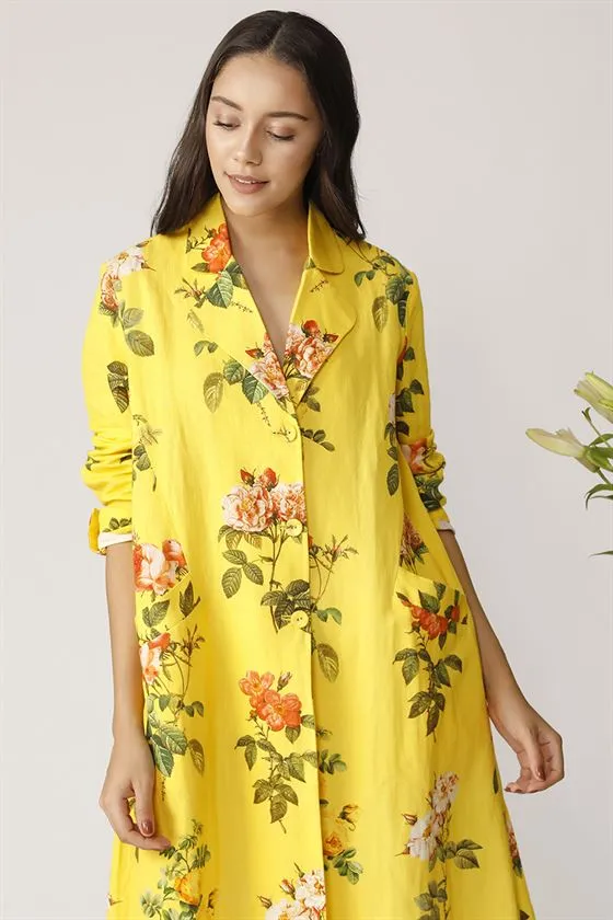 Payal Pratap   -   Chilean Printed Jacket Morning Glory
