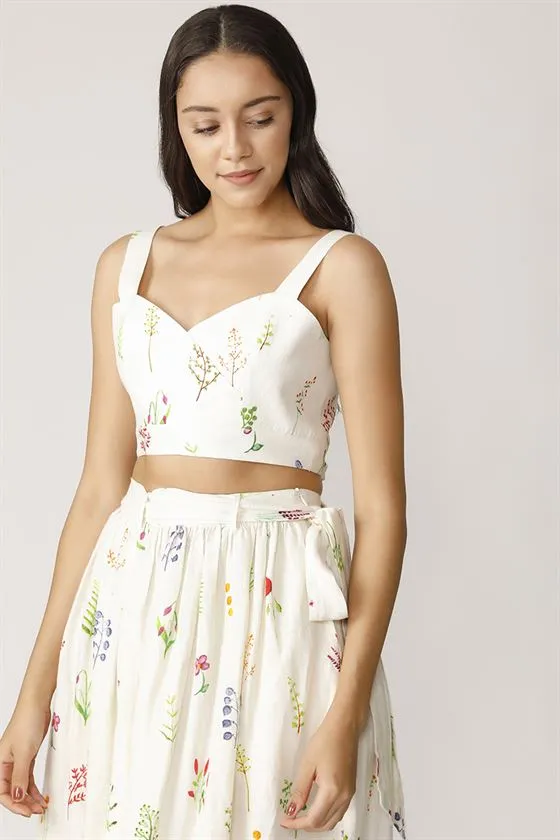 Payal Pratap   -   Galax Gathered Skirt  Morning Glory