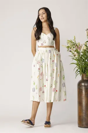 Payal Pratap   -   Galax Gathered Skirt  Morning Glory