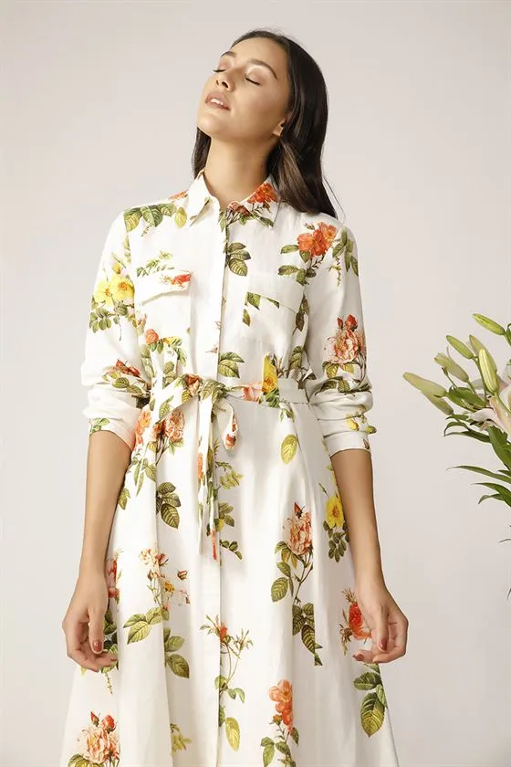 Payal Pratap   -   Hedera Long Dress Morning Glory