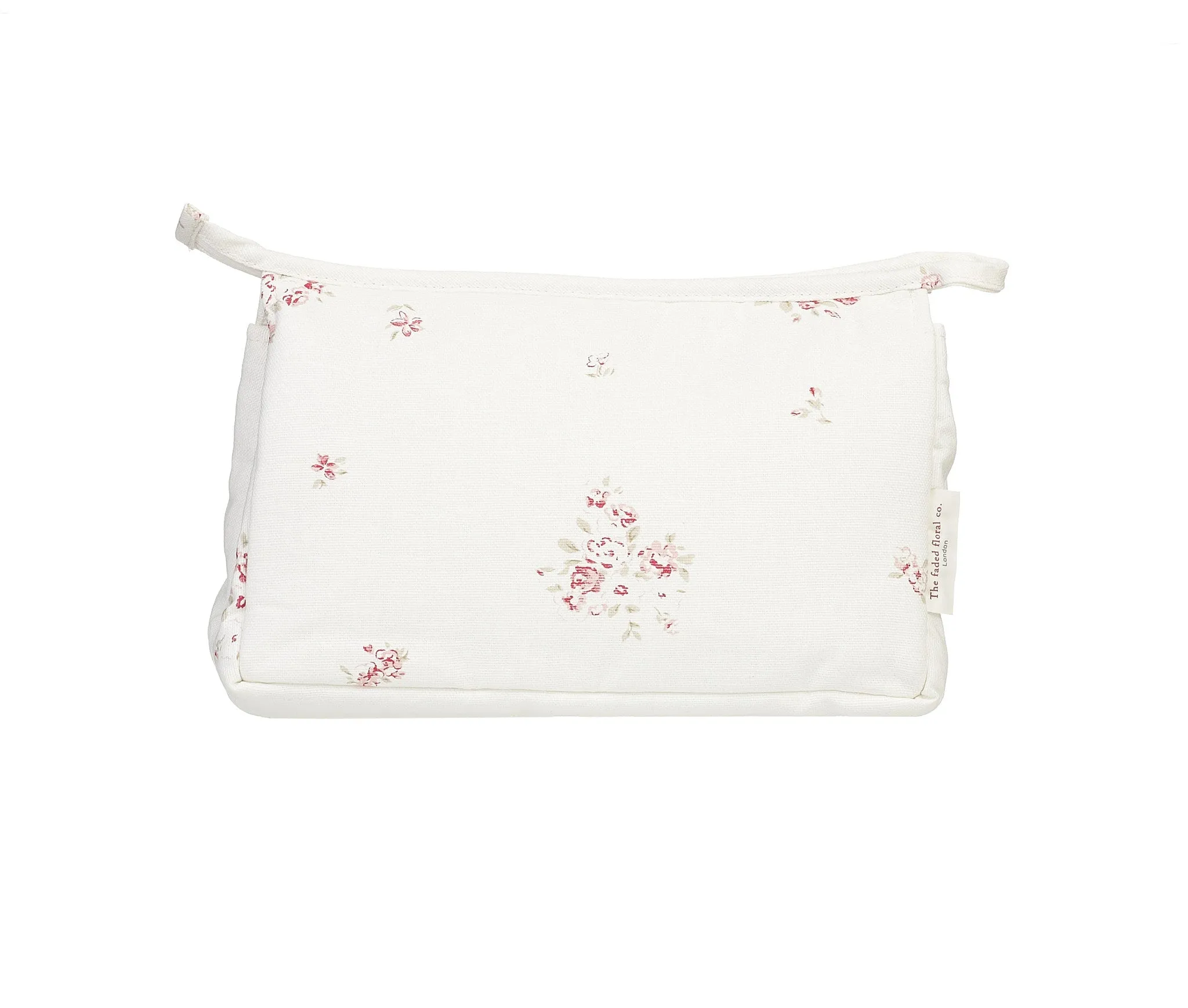 'Petite Fleur' make-up bag on Oyster Linen