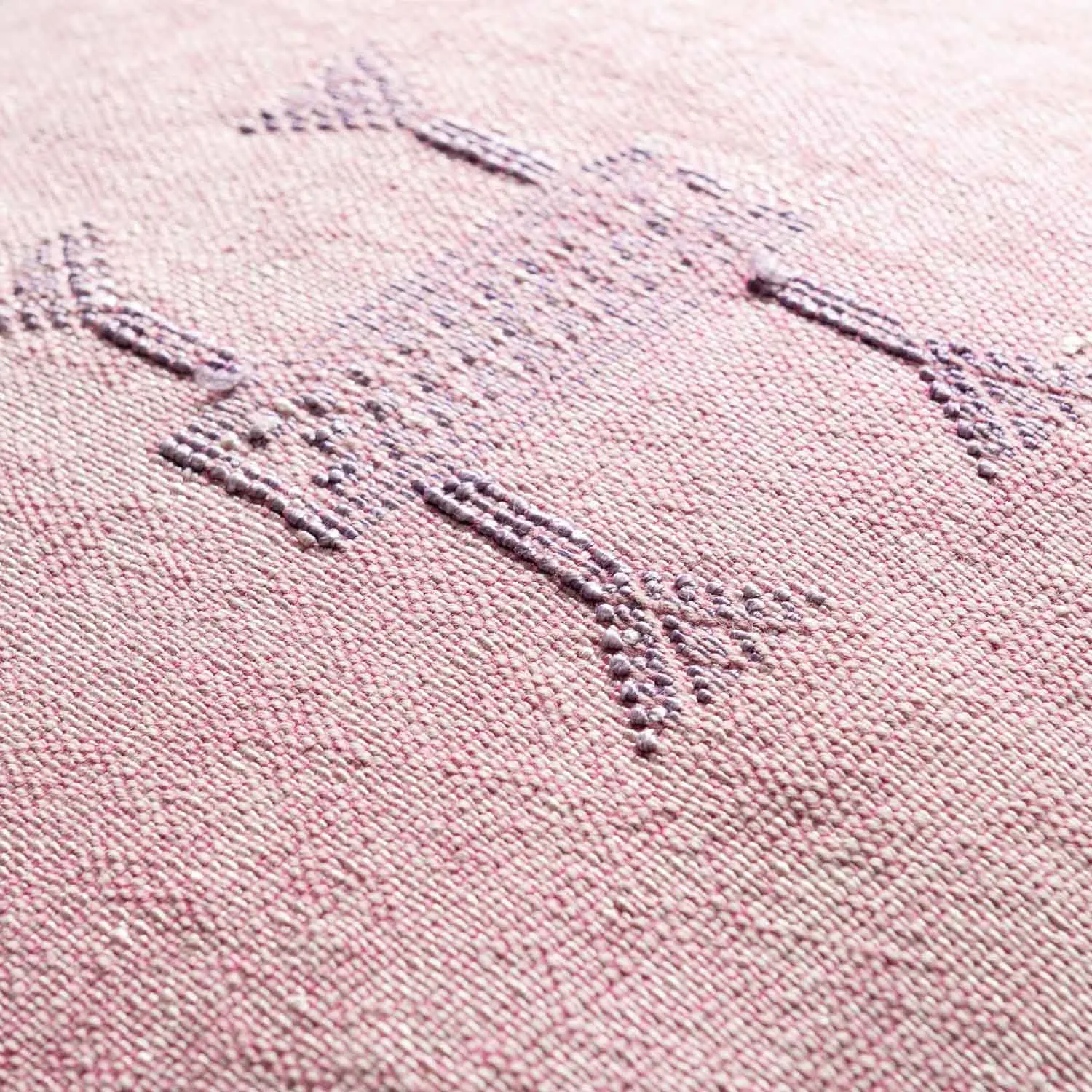 Pink Cactus silk pillow cover