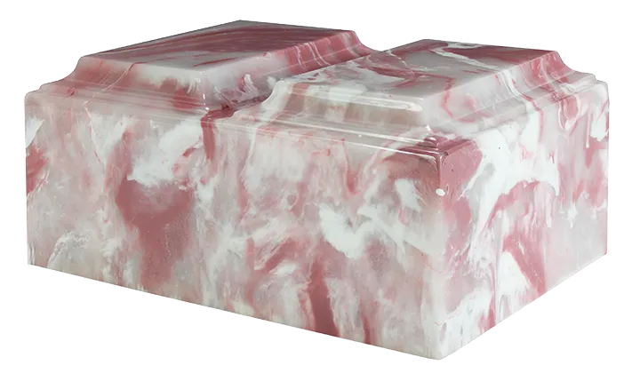 Pink Onyx Companion Tuscany Cultured Marble Urn