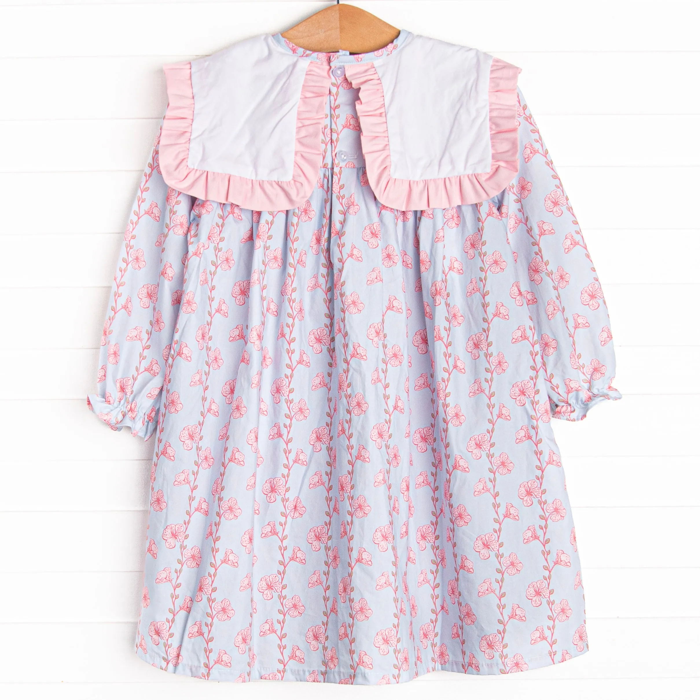 Pink Petunia Dress, Blue