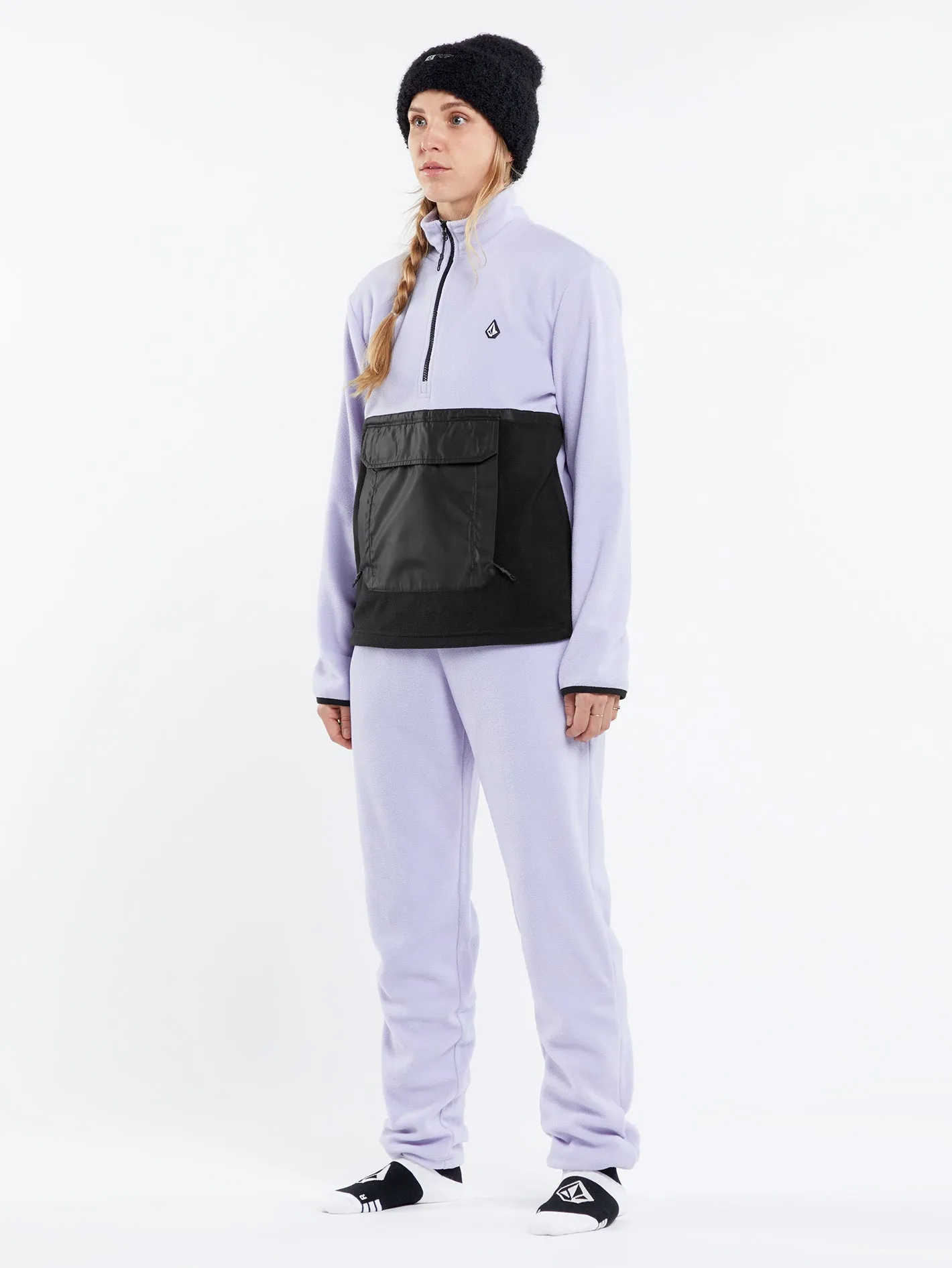 Polar Fleece Trousers - LILAC ASH