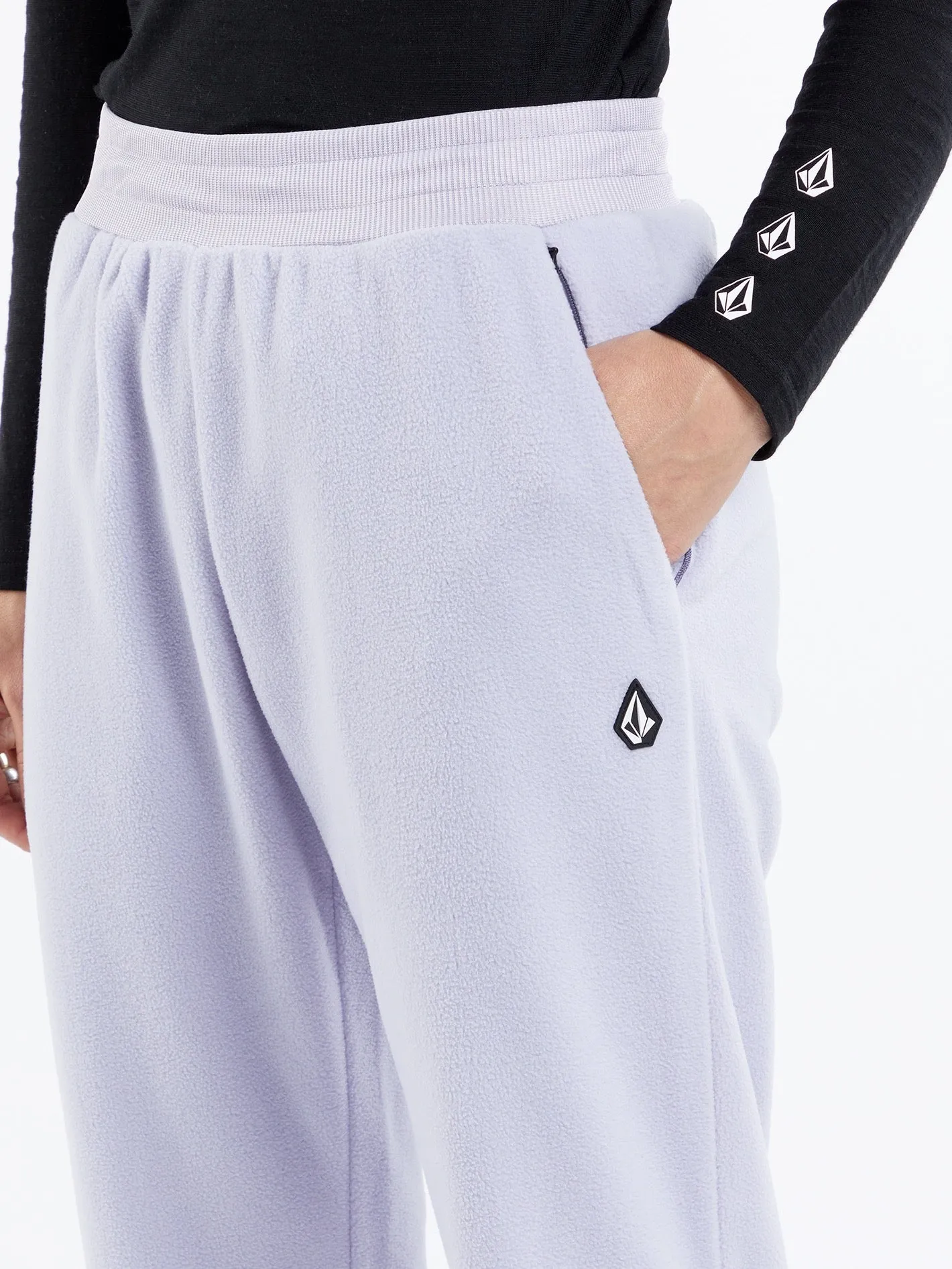 Polar Fleece Trousers - LILAC ASH