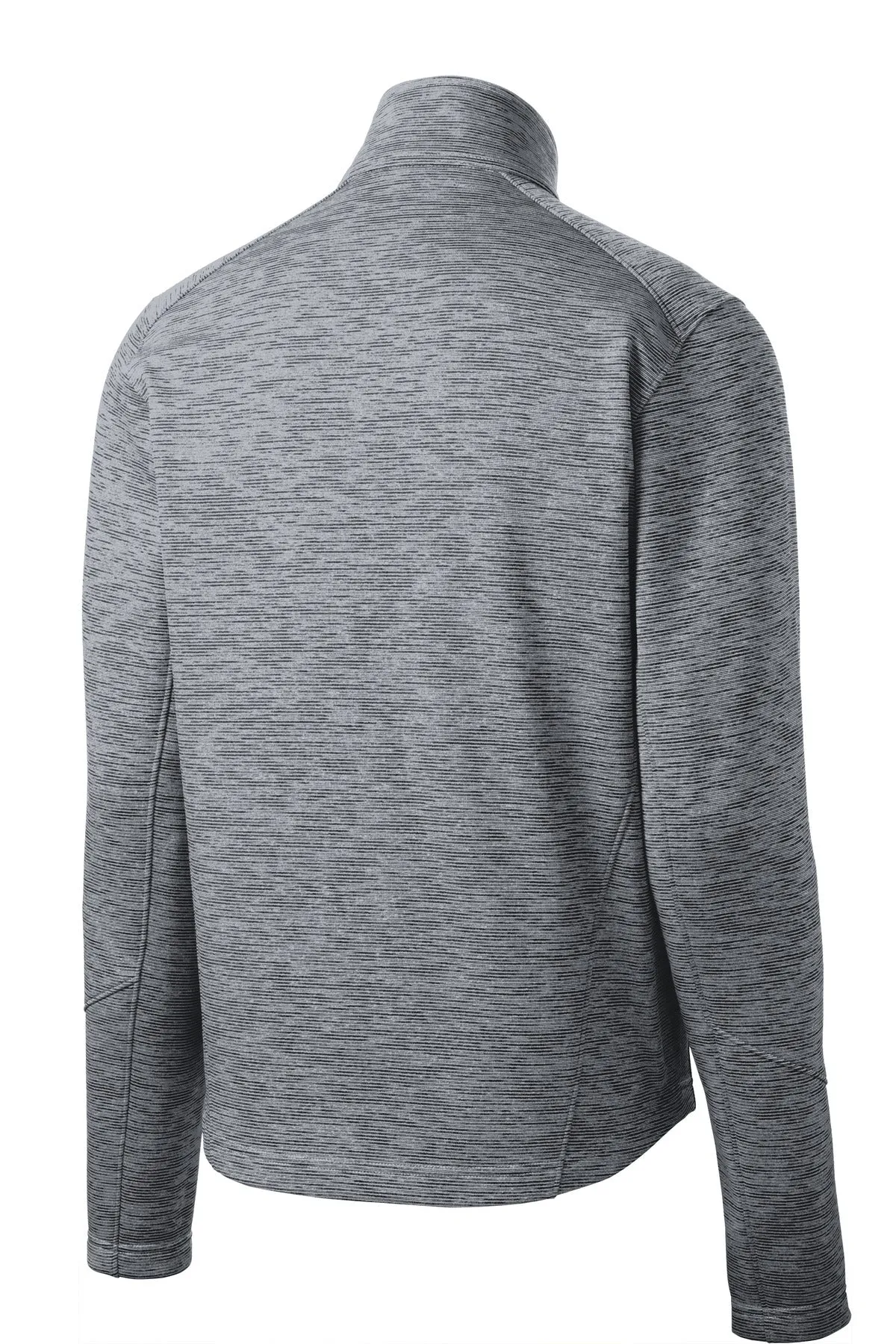 Port Authority Digi Stripe Fleece Jacket. F231 Grey