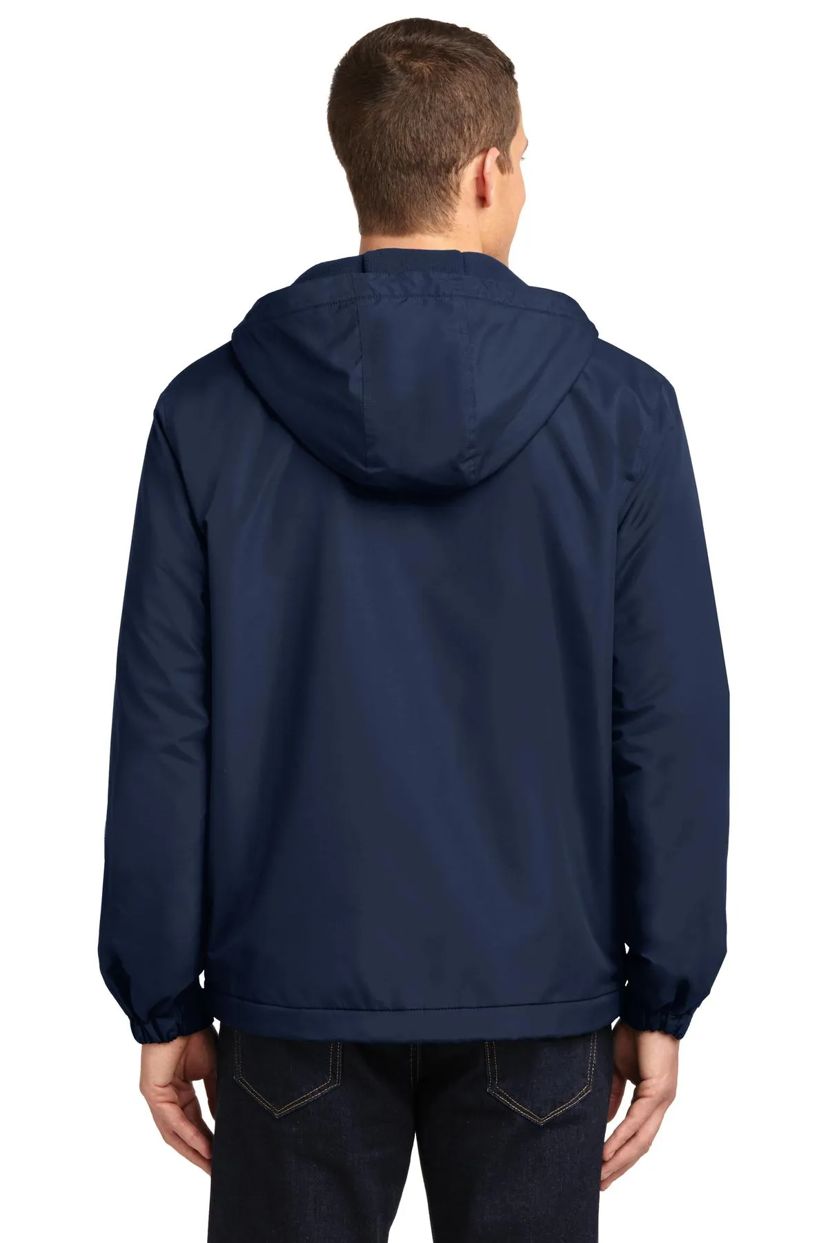 Port Authority Hooded Charger Jacket. J327 True Navy