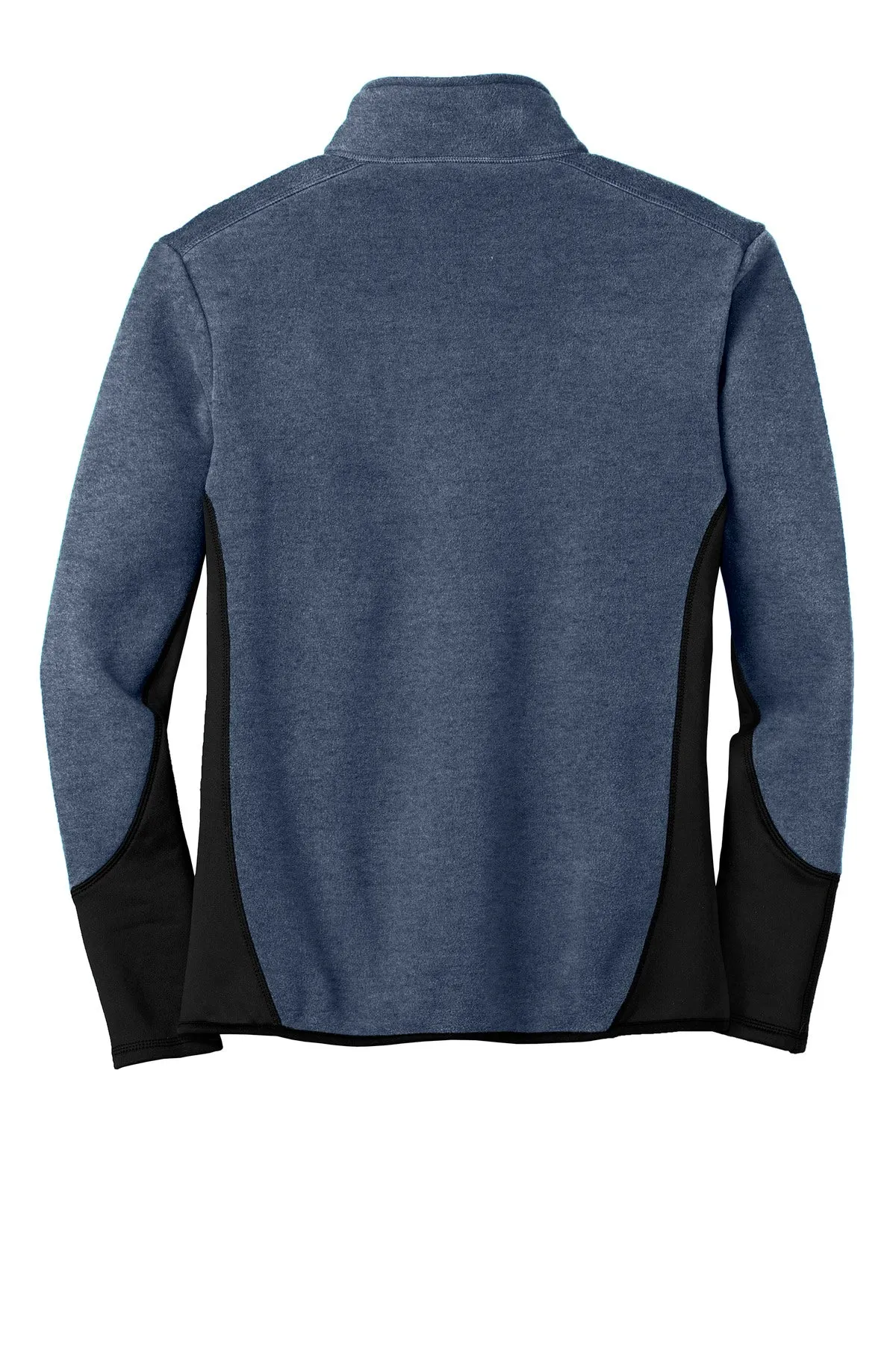 Port Authority R-Tek Pro Fleece Full-Zip Jacket. F227 Navy Heather/ Black