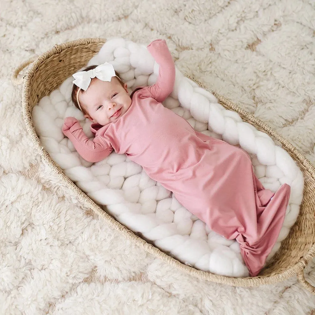 Posh Peanut Dusty Rose Zippered Gown
