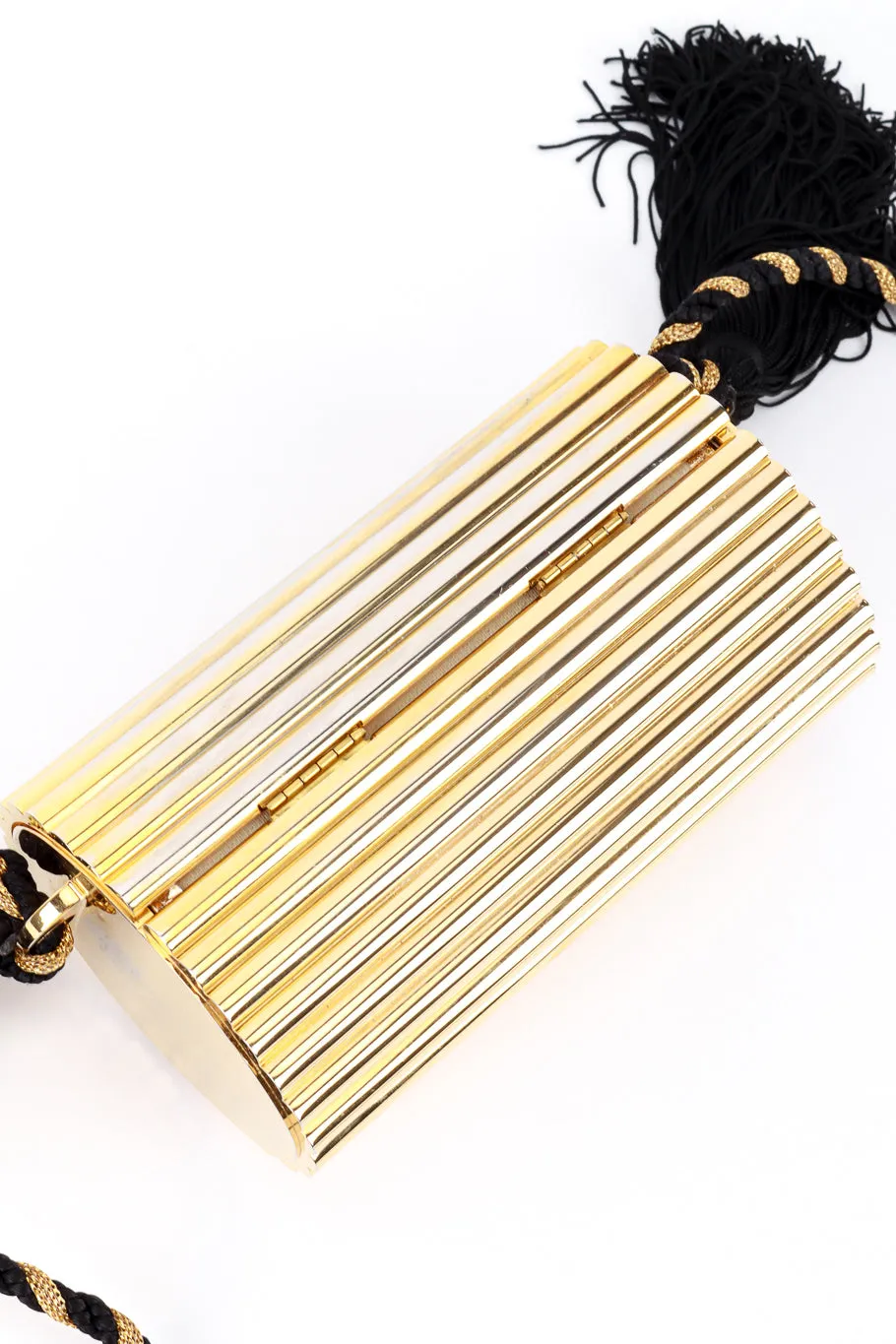 "Opium" Gold Tassel Minaudière
