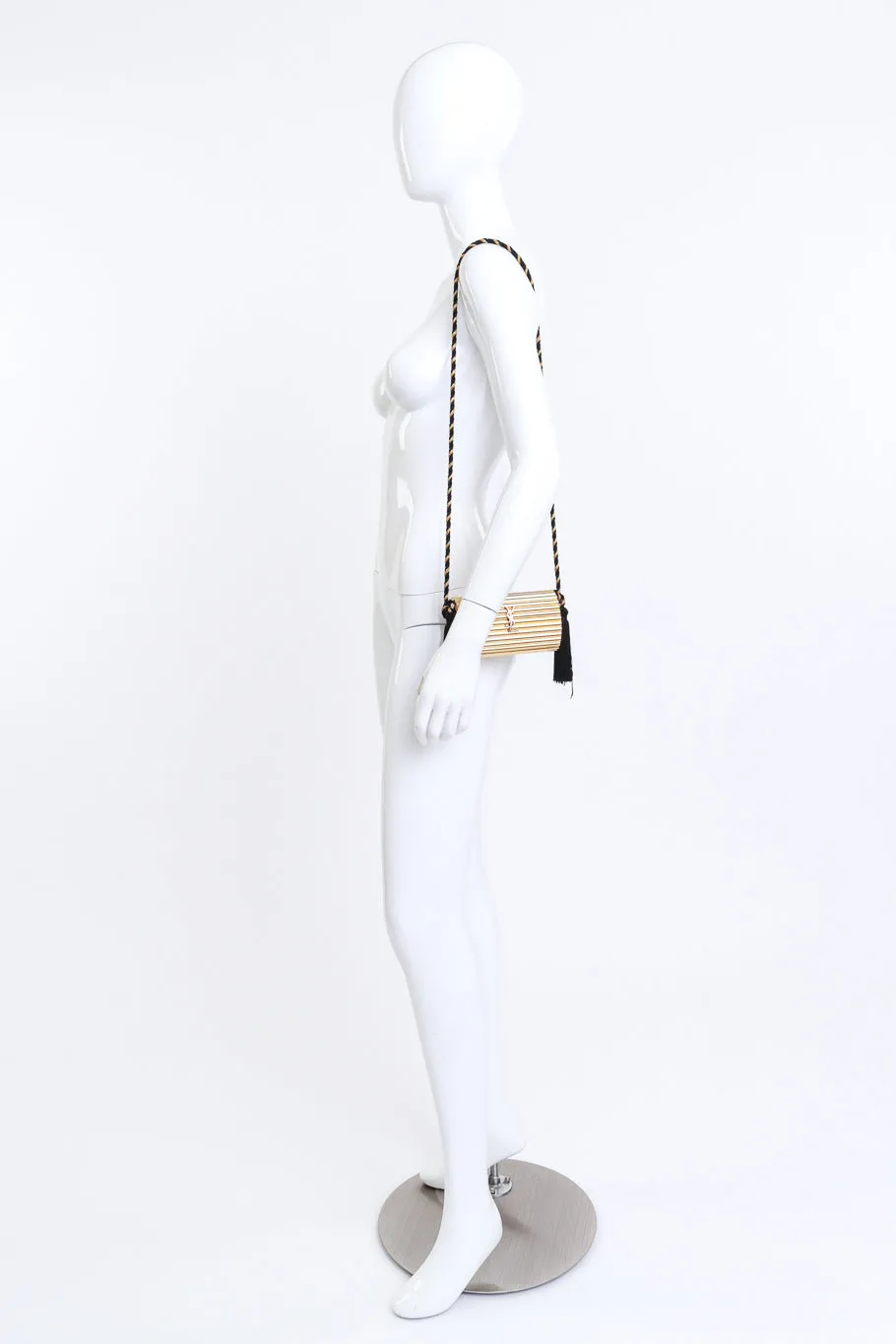 "Opium" Gold Tassel Minaudière