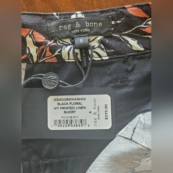Rag &amp; Bone linen short