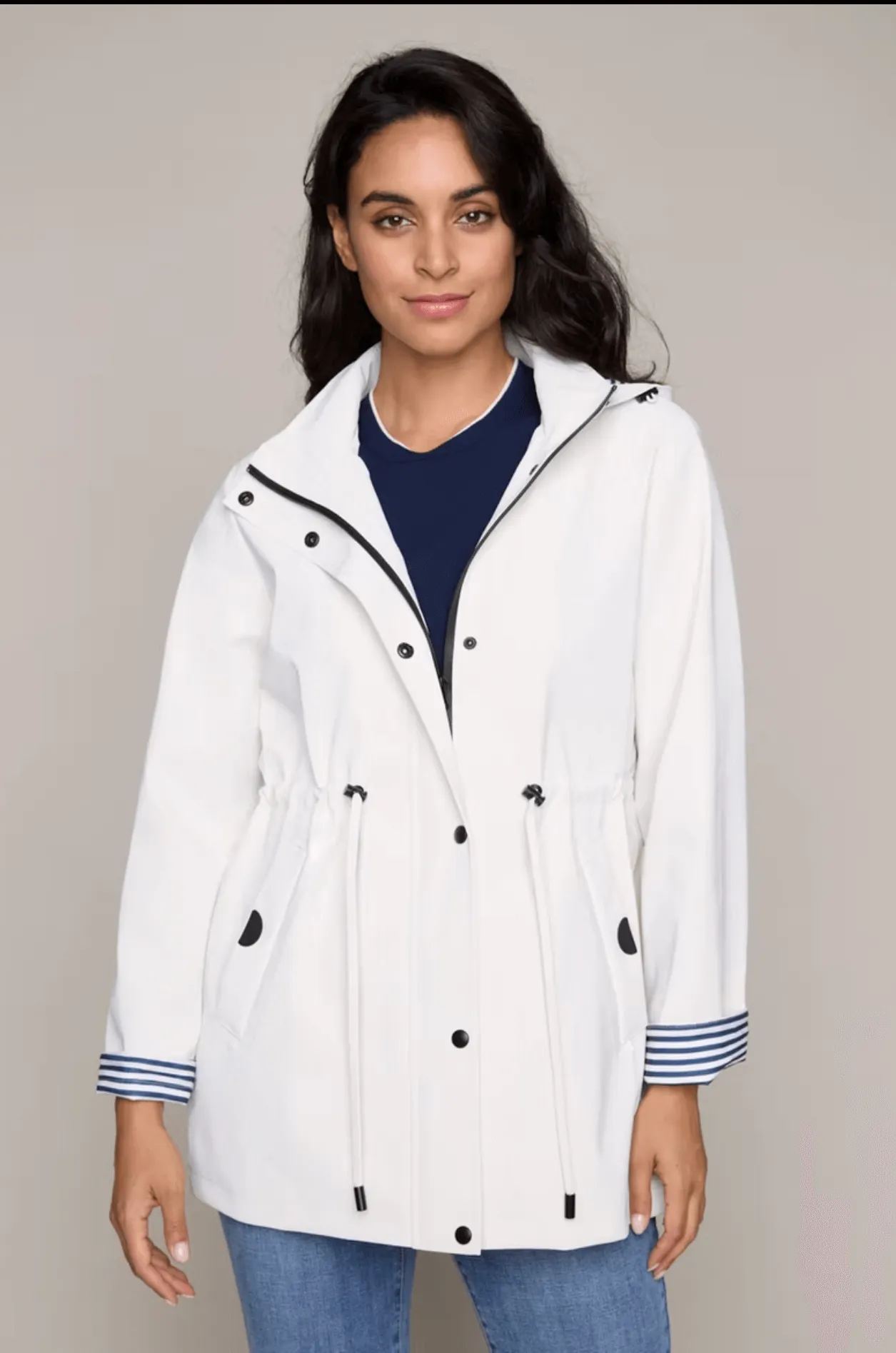 Raincoat in Ivory