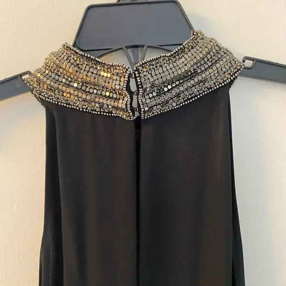 Ramy Brook Mila Choker Collar Silk Mini Dress Size Small