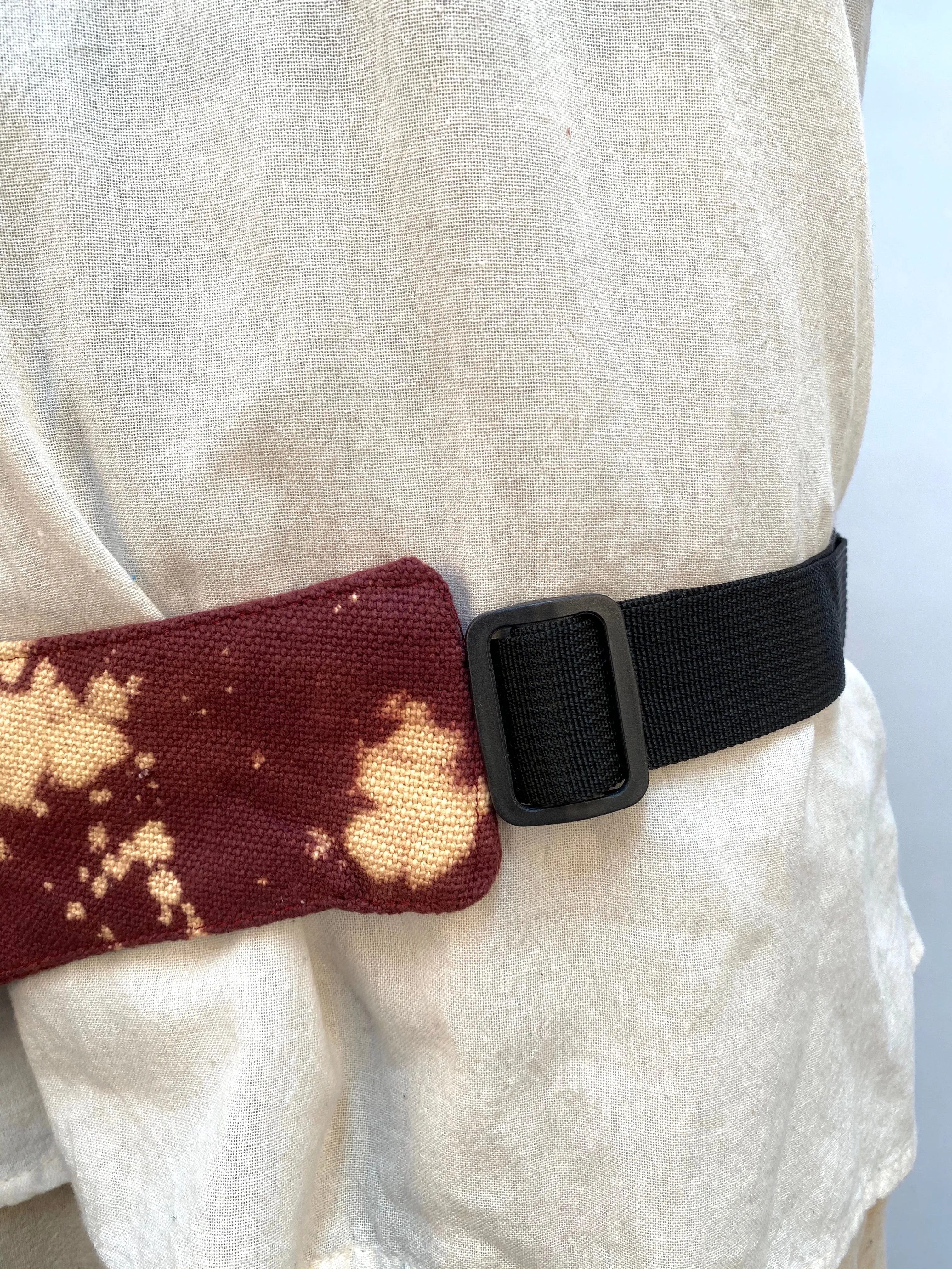 Random tie- dyed hip bag