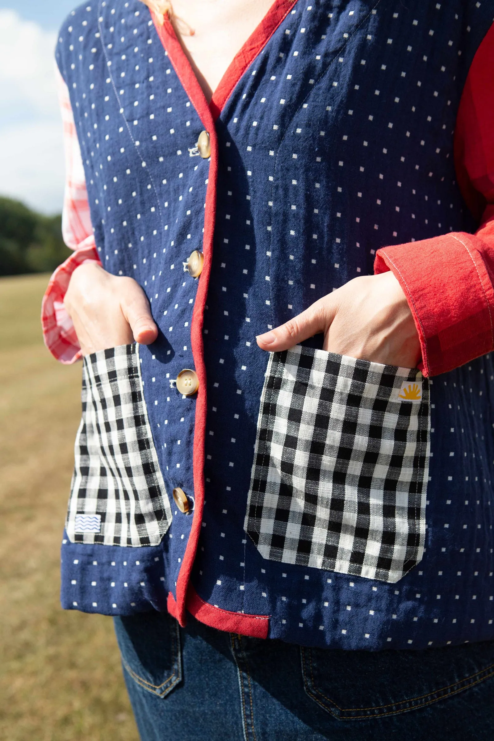Reuben Jacket Patchwork Check