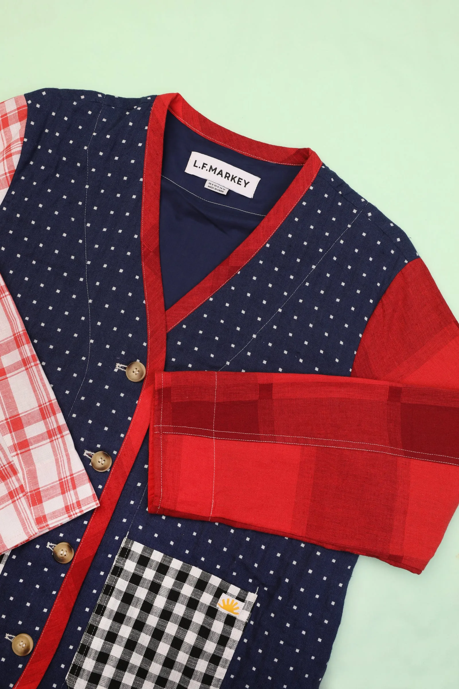Reuben Jacket Patchwork Check