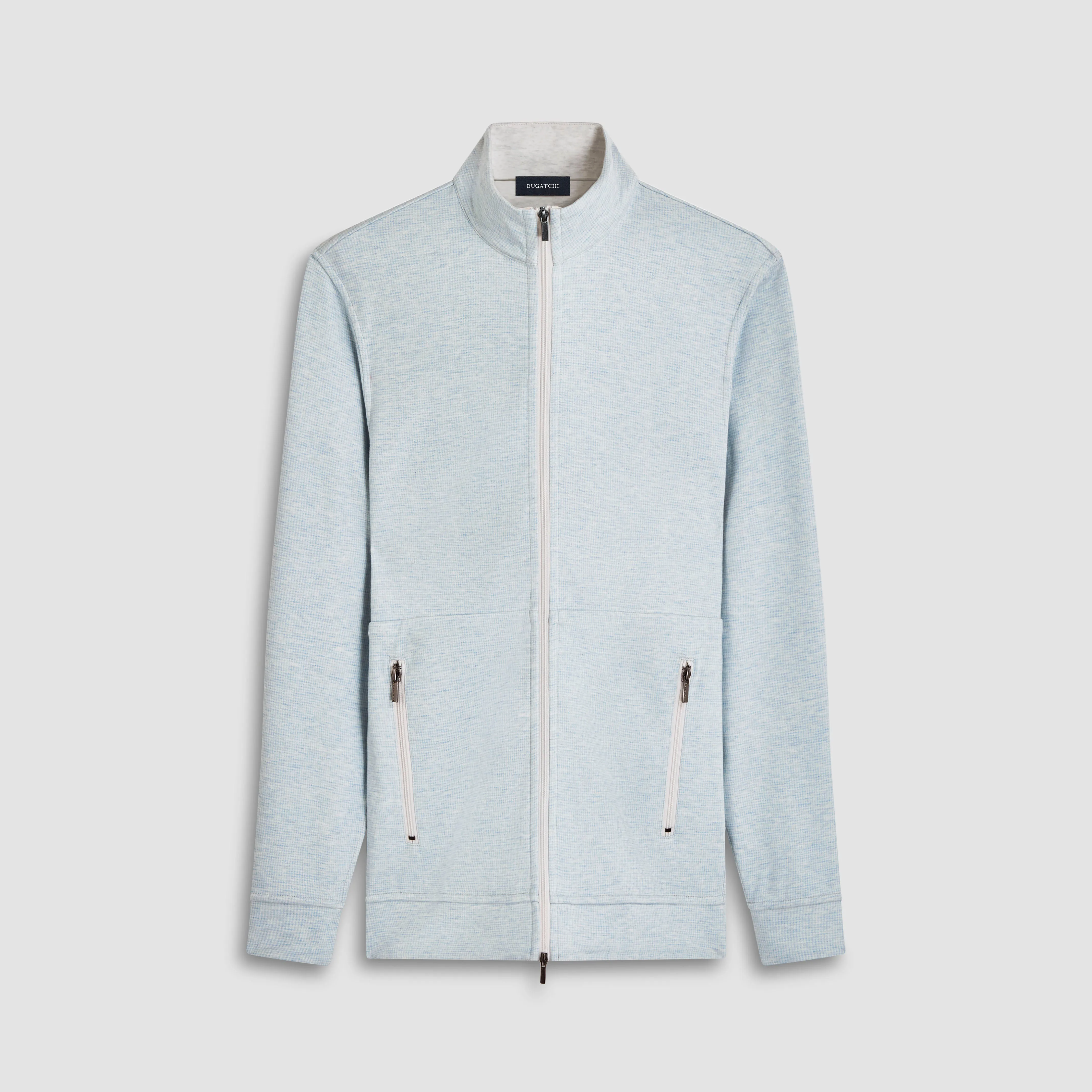 Reversible Hound's Tooth Full Zip Jacket