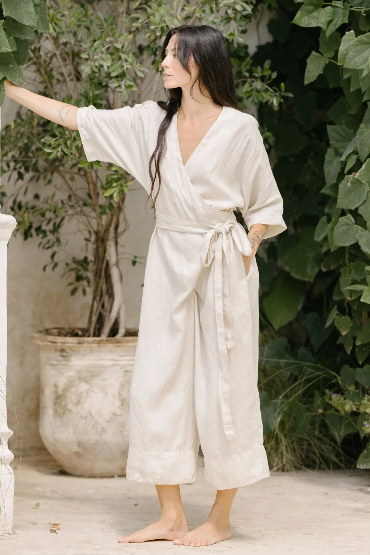 Rey Linen Playsuit