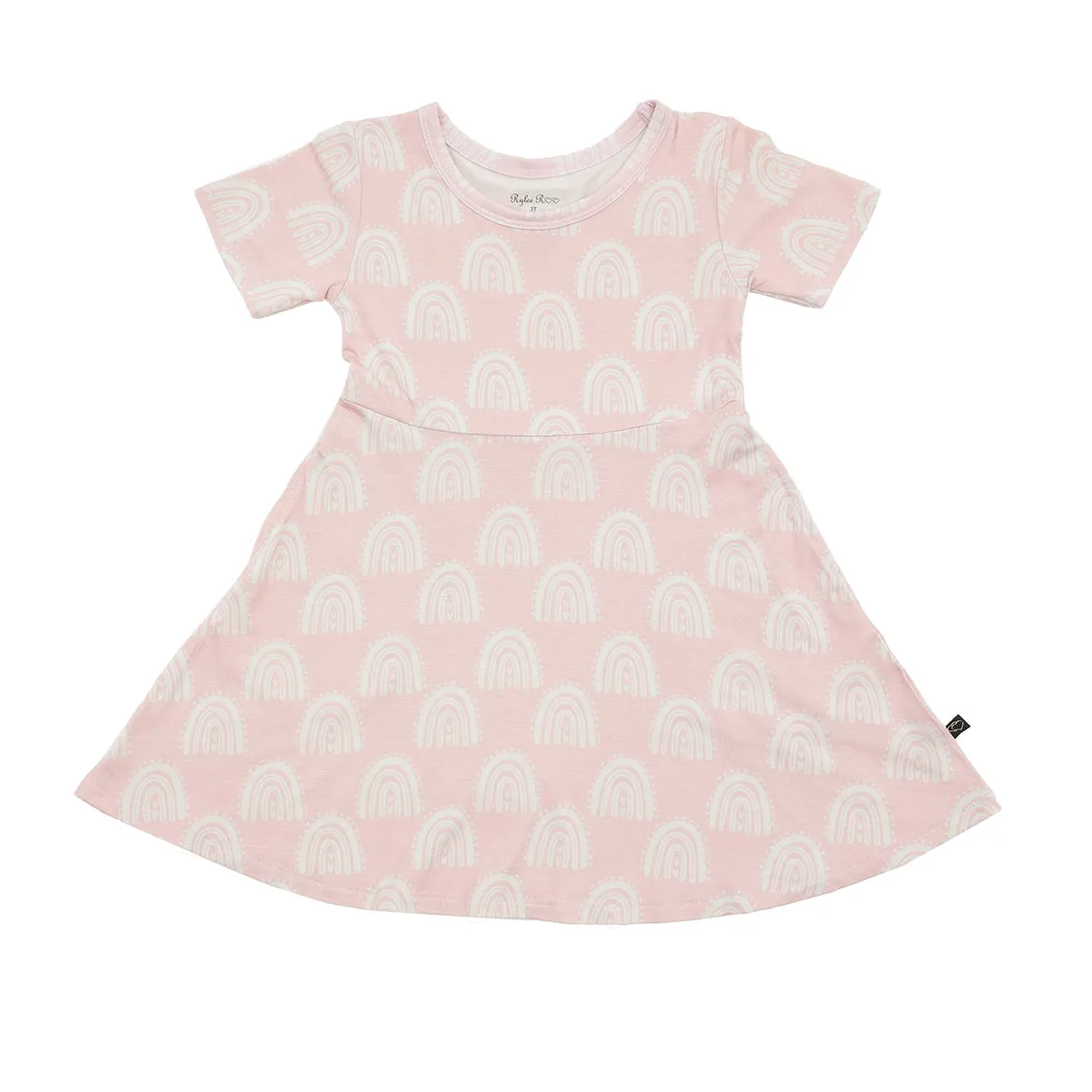 Rosalee's Rainbows Short Sleeve Swing Dress