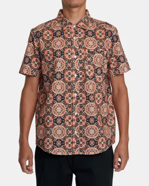 RVCA Mens Rvgazi Short Sleeve Shirt