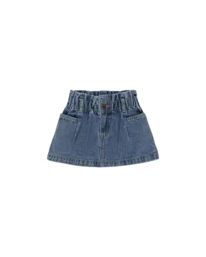 Rylee & Cru Denim Mini Skirt