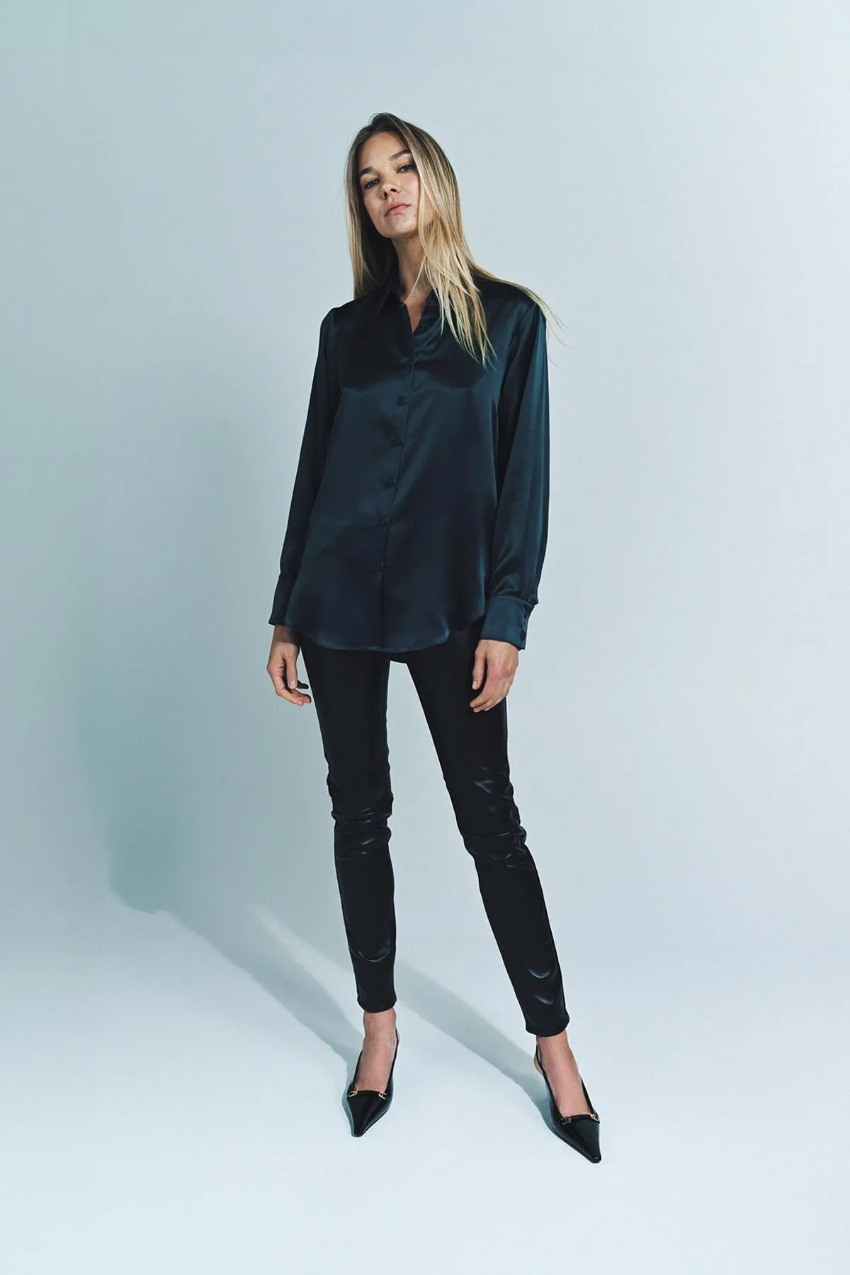 SABLYN | THEODORE BUTTON UP SILK SHIRT