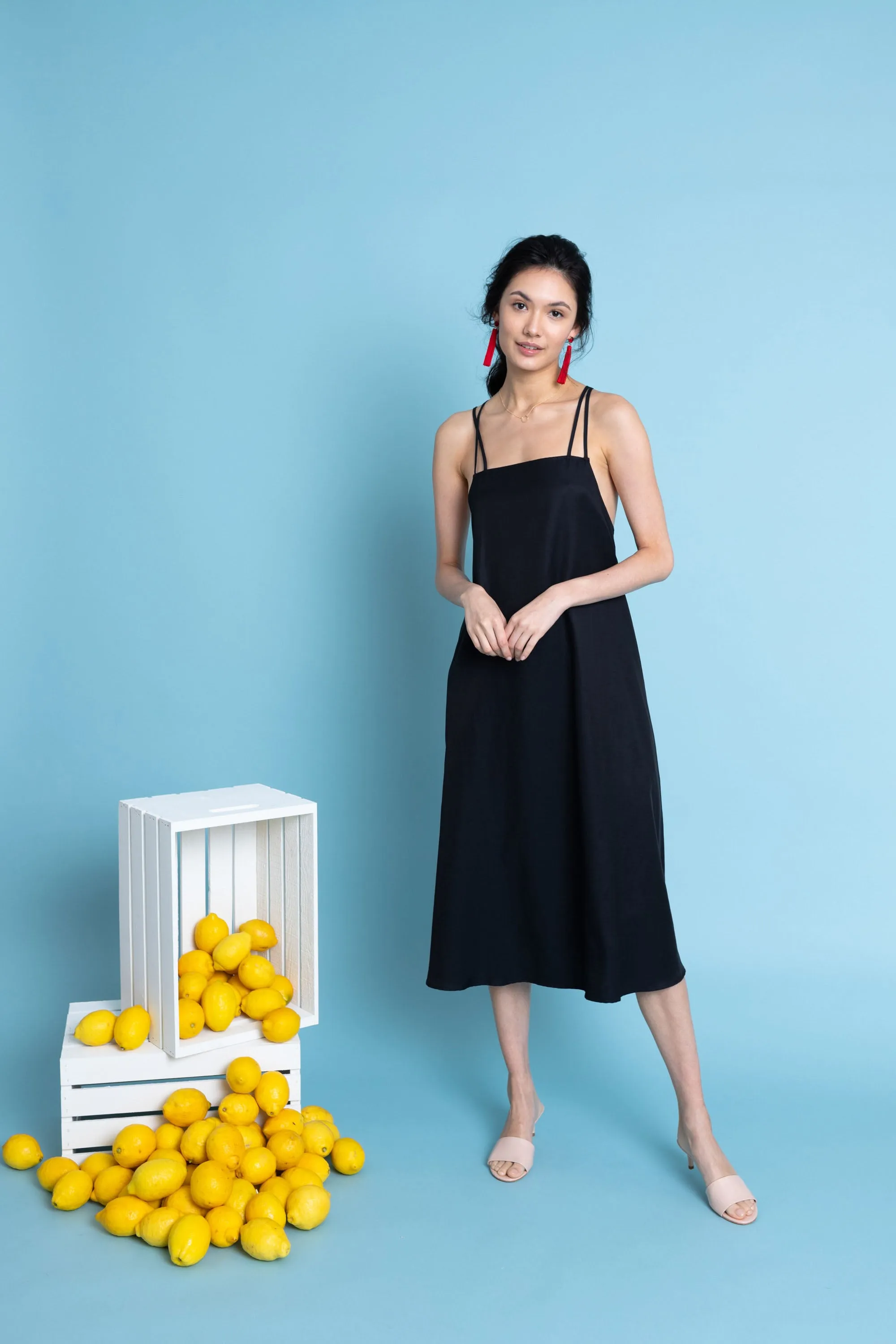 Sachi Dress in Midnight Blue