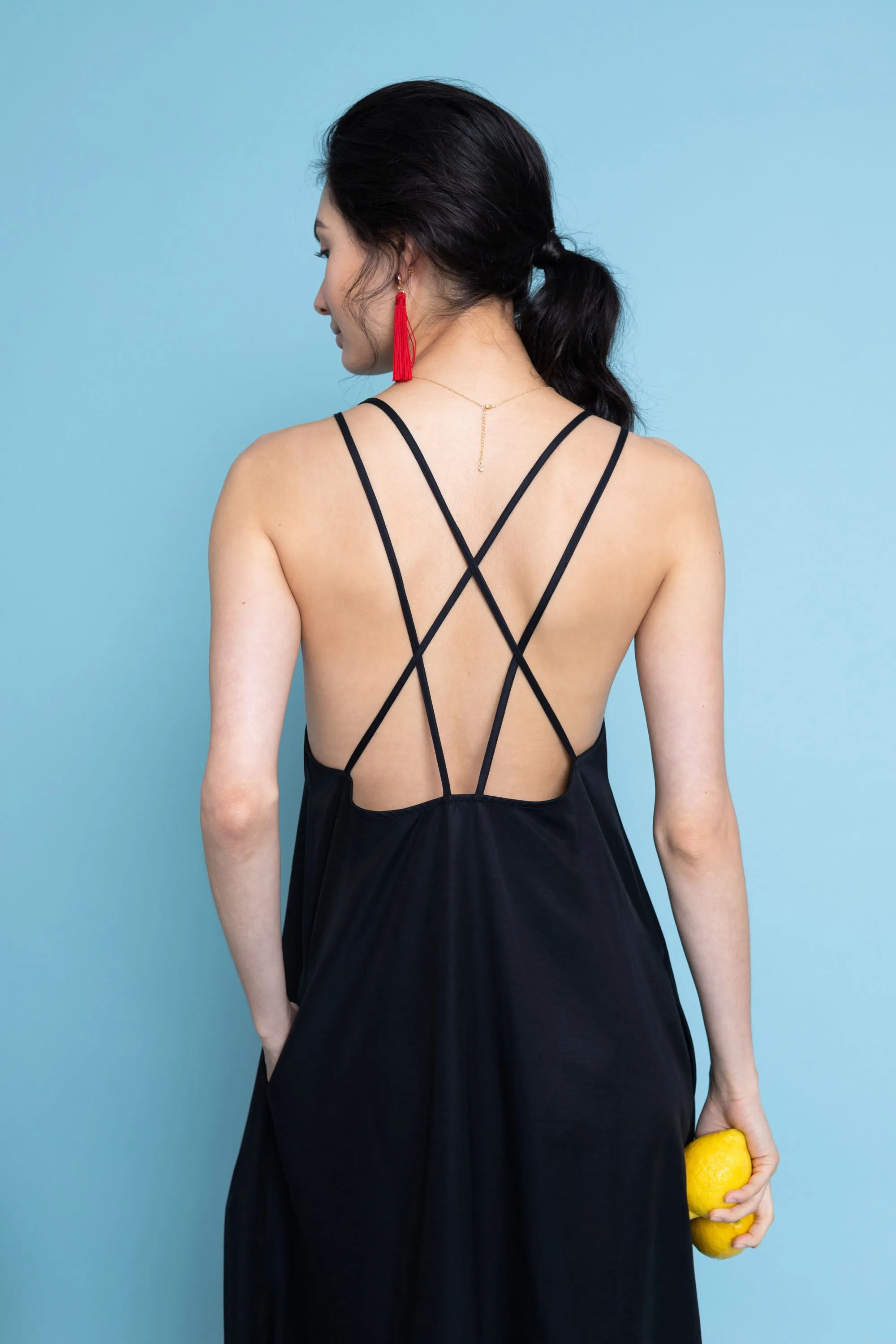 Sachi Dress in Midnight Blue