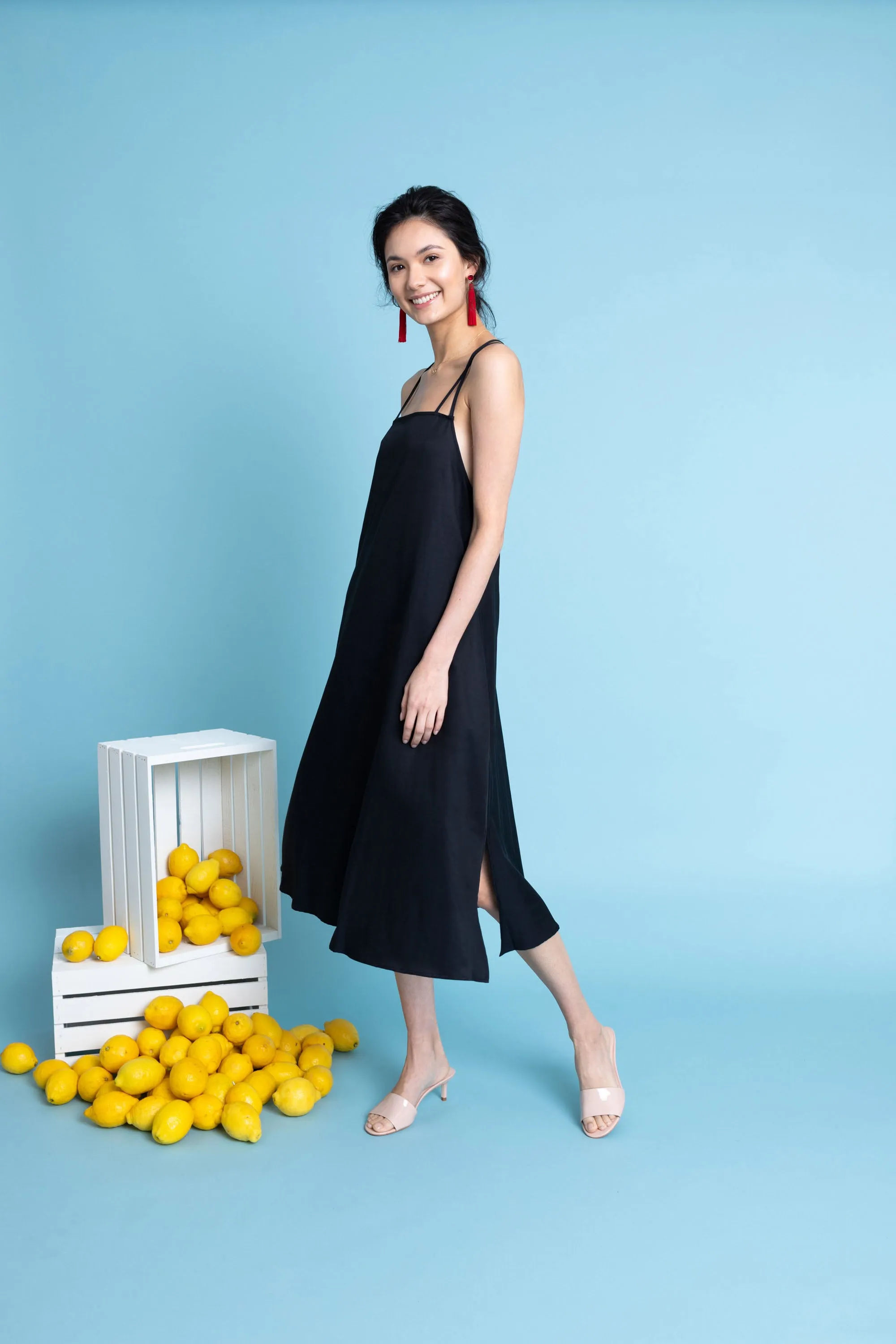 Sachi Dress in Midnight Blue