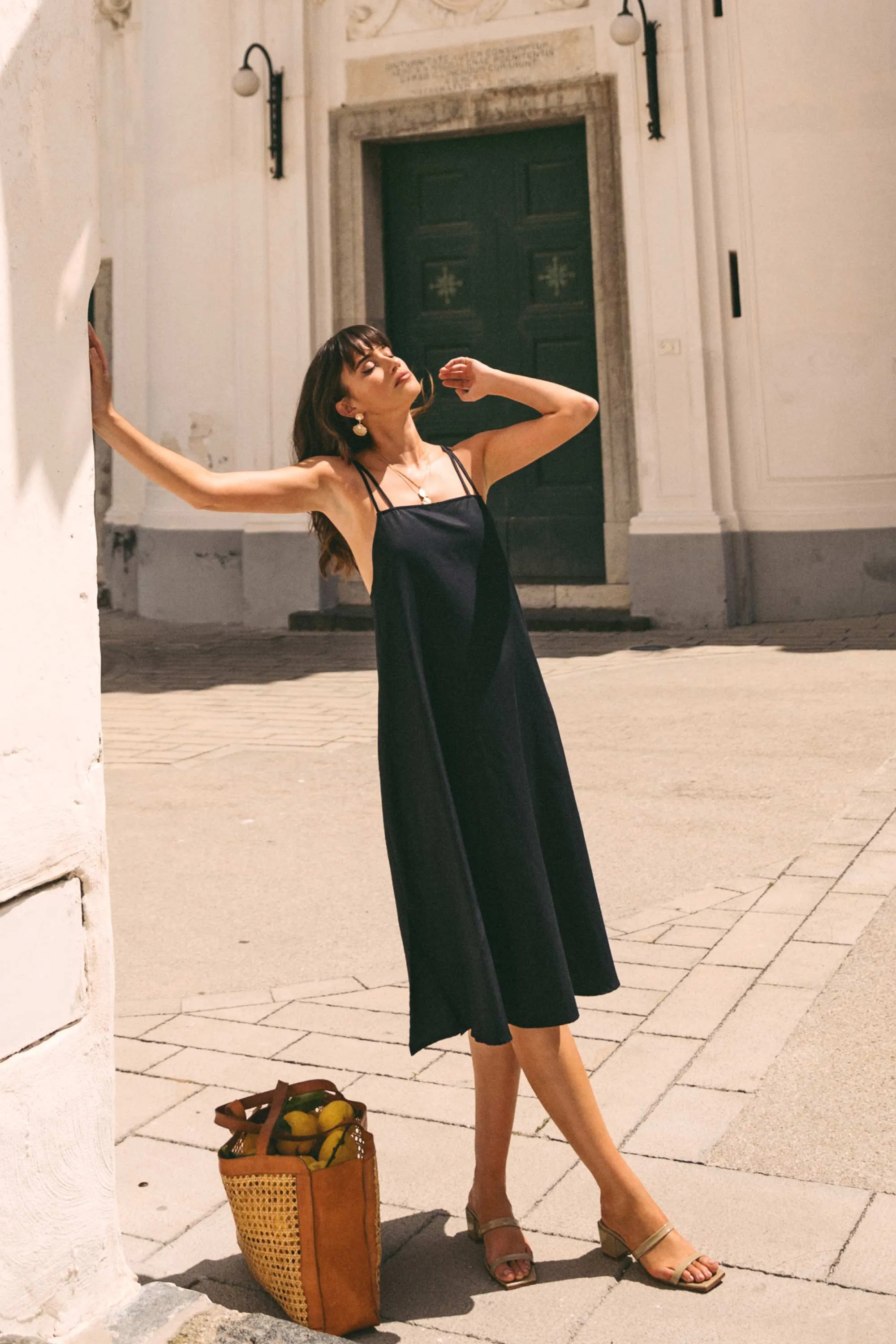 Sachi Dress in Midnight Blue