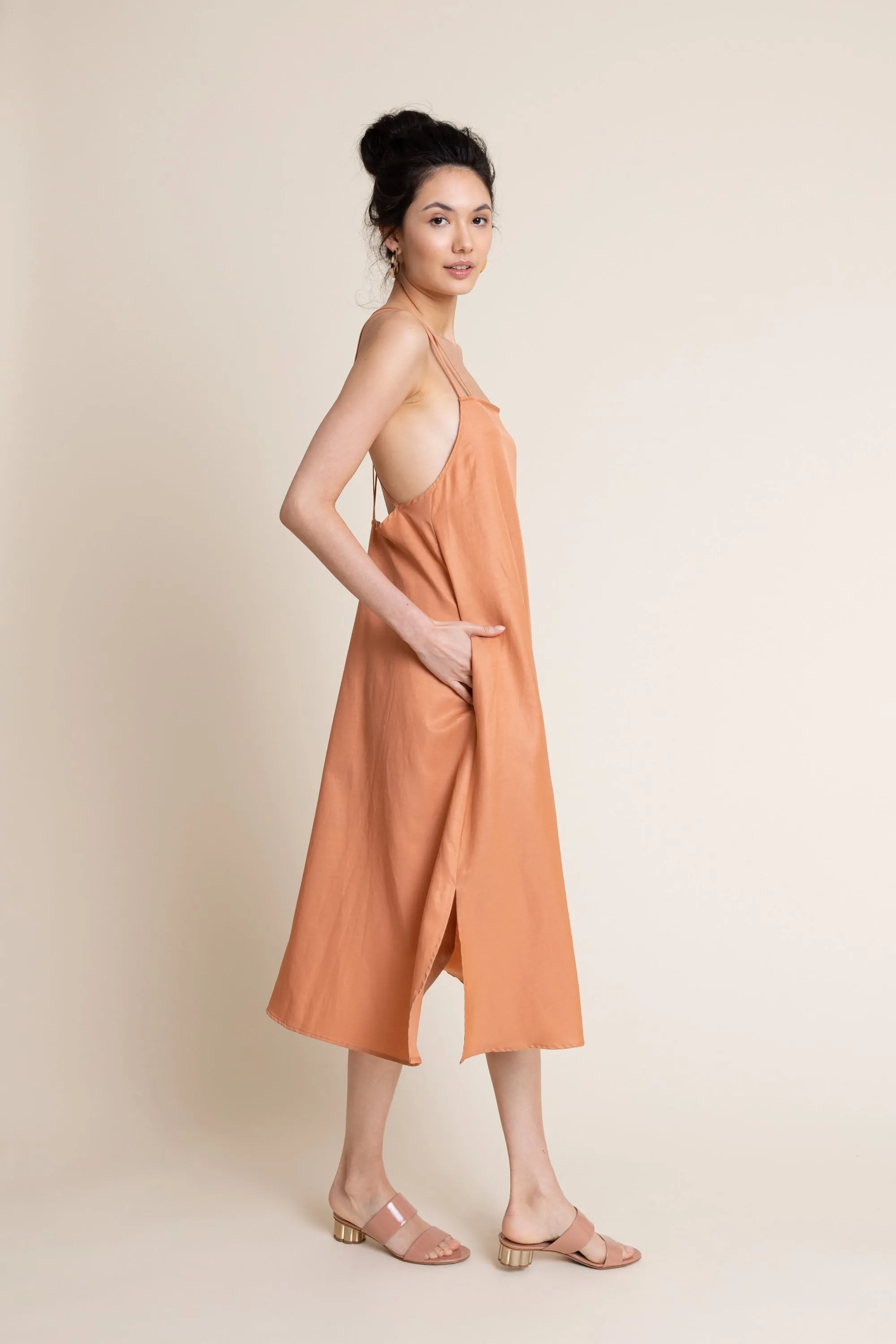 Sachi Dress in Terra Cotta