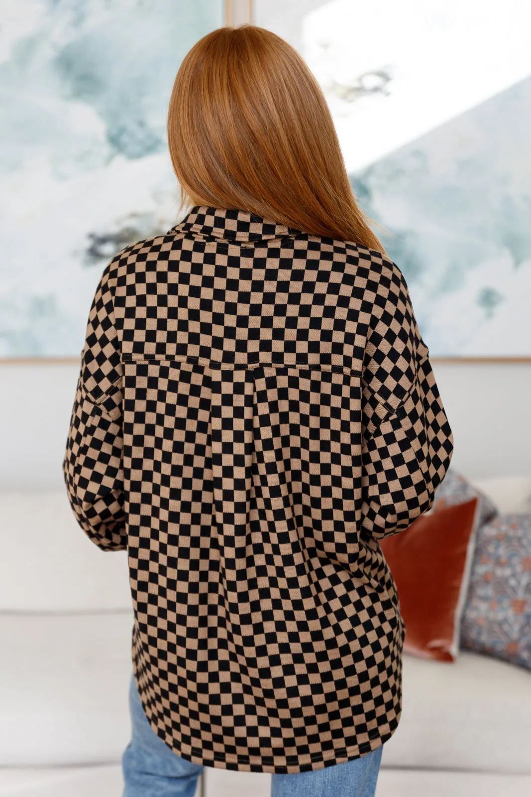Safe Secrets Checkered Shacket - 2/24