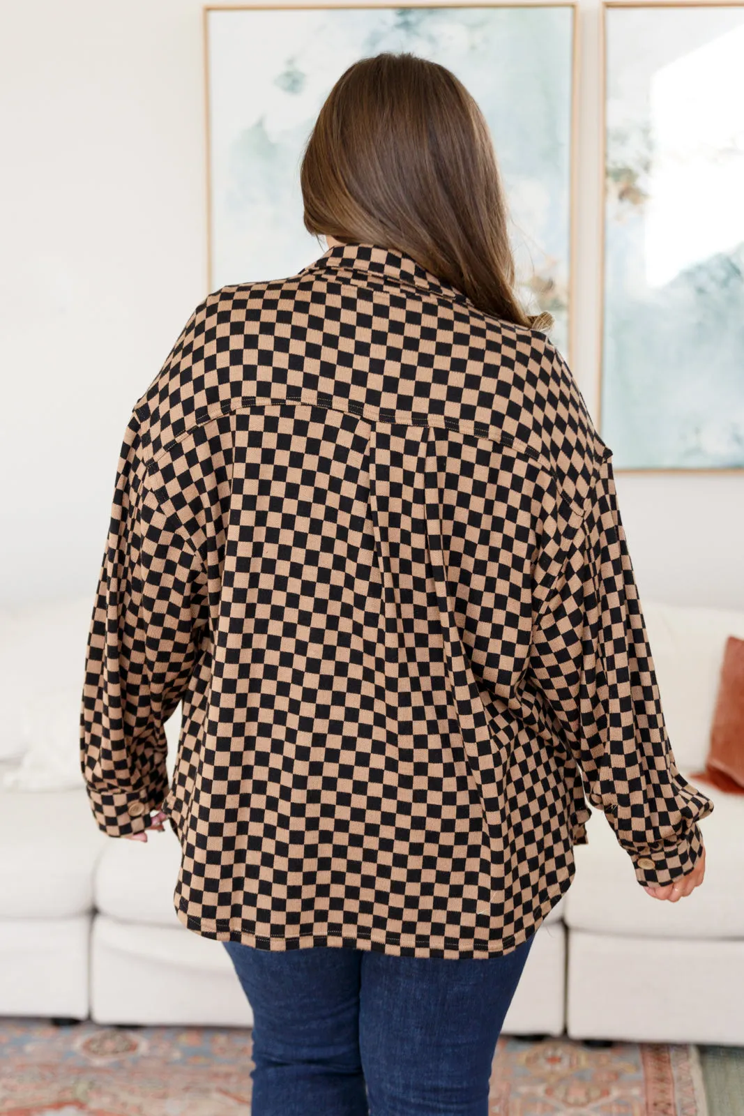 Safe Secrets Checkered Shacket - 2/24