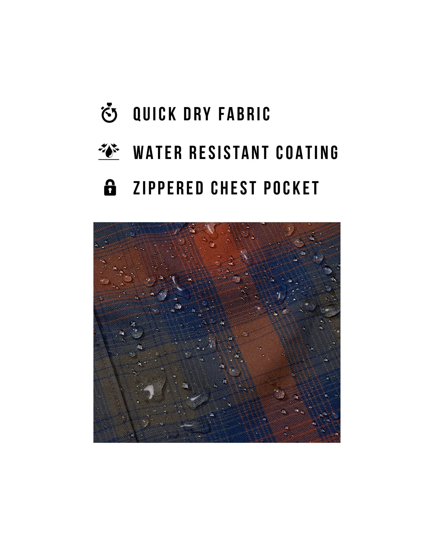 Salty Crew Fathom LS Tech Flannel Shirt Earth