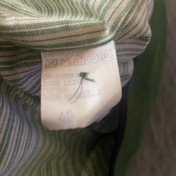 Salzburger Women's Embroidered 100% Linen Vest Size 40 Made In Austria