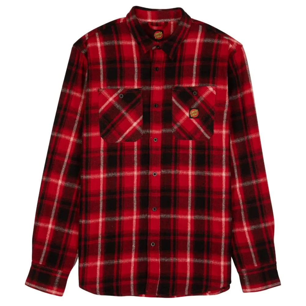 Santa Cruz Shirt Apex Shirt - Red Check